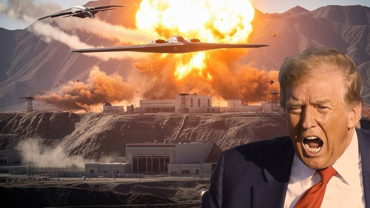 Youtube Thumnail image of : OPERASI BERESIKO TINGGI 7 PENGEBOM B 2 AMERIKA DIBANTU 125 PESAWAT KE JANTUNG NUKLIR IRAN