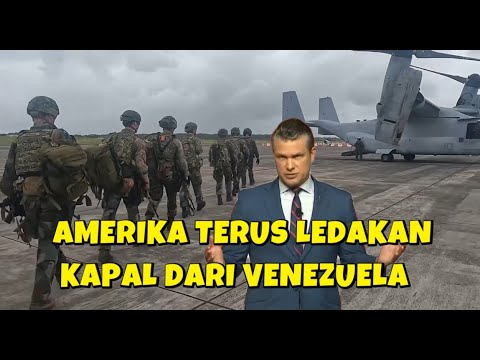 Youtube Thumbnail image of : BERSIAP SERANG VENEZULA, AMERIKA TUMPUK F 35 KAPAL DESTROYER HINGGA RUDAL DI KARIBIA