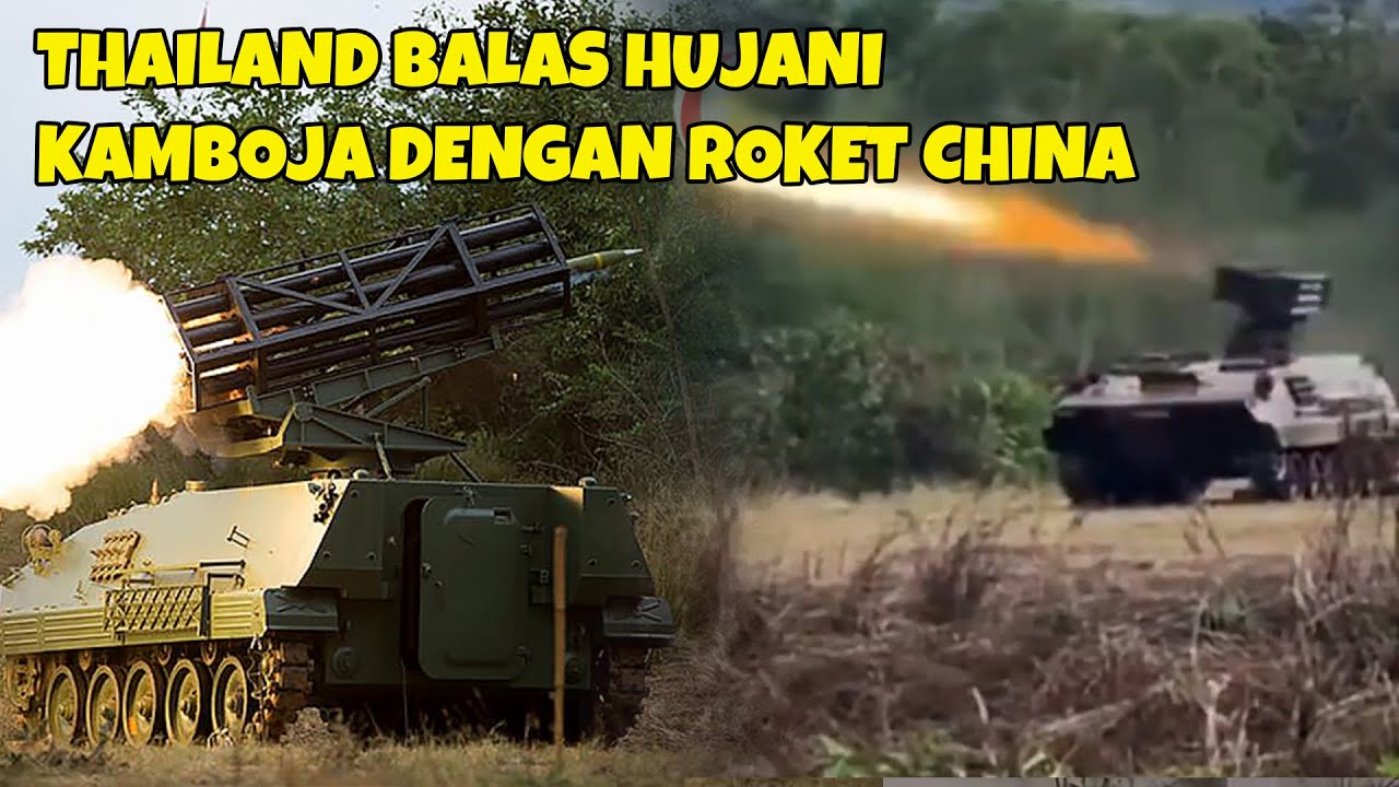 Youtube Thumbnail image of : WILAYAH KAMBOJA BERAPI API THAILAND TEMBAKAN ROKET CHINA LANGKA