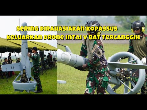 Youtube Thumbnail image of : GRUP 5 KOPASSUS TIBA TIBA KELUARKAN DRONE V BAT CANGGIH BUATAN AMERIKA
