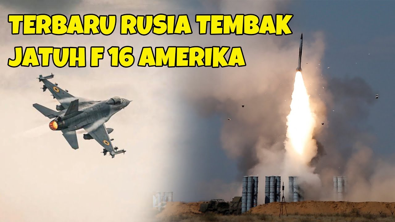 Youtube Thumbnail image of : PANAS RUSIA TEMBAK JATUH 1 JET TEMPUR F 16 BUATAN AMERIKA